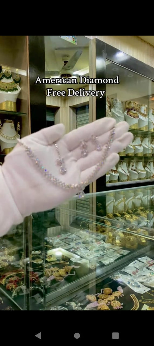 Dazzling jewel American diamond (AD) sets .