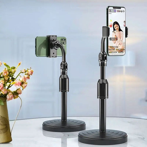 Mobile Phone Stand For Phone Retractable Holder Desk Table Clip Bracket Table Cell Phone Support Holder Mount For Live Broadcast