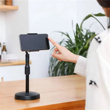 Mobile Phone Stand For Phone Retractable Holder Desk Table Clip Bracket Table Cell Phone Support Holder Mount For Live Broadcast