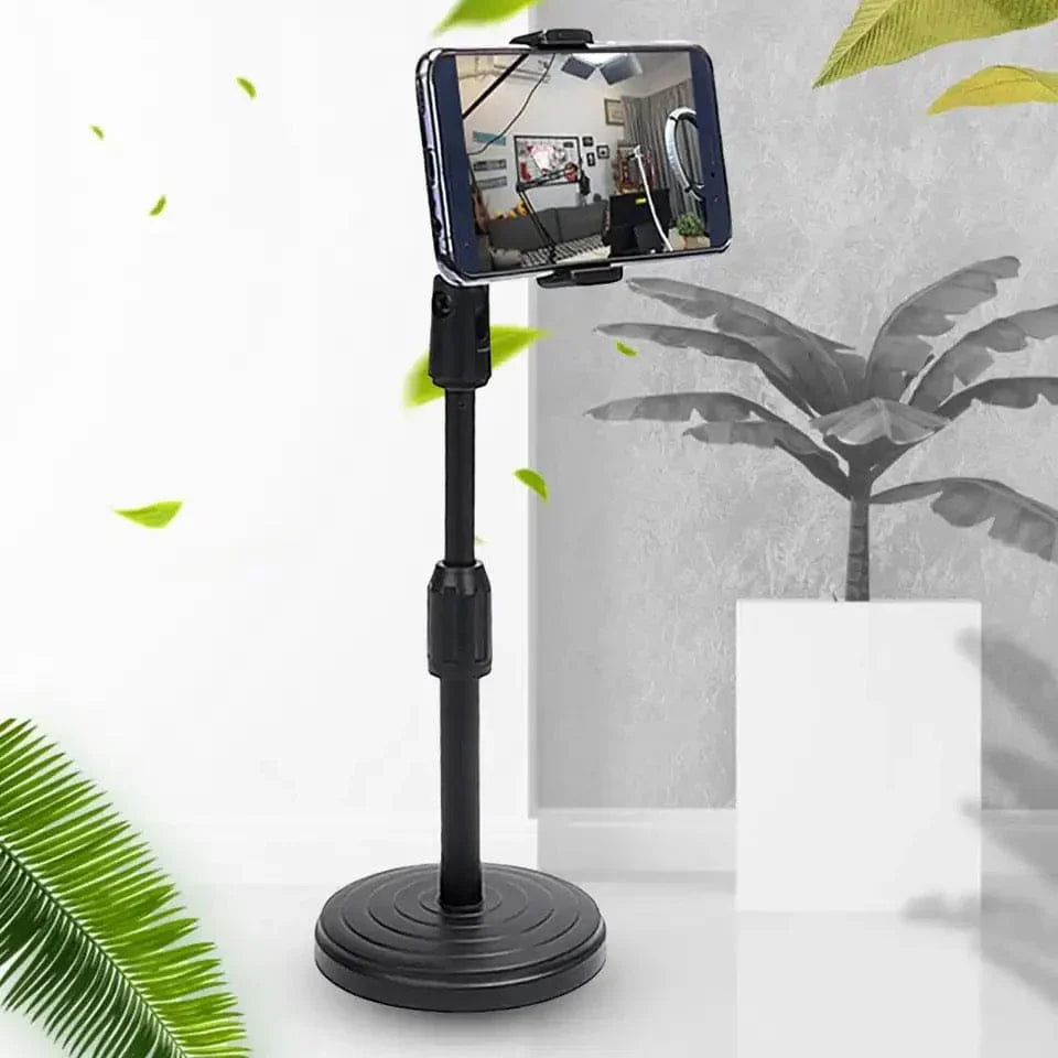 Mobile Phone Stand For Phone Retractable Holder Desk Table Clip Bracket Table Cell Phone Support Holder Mount For Live Broadcast
